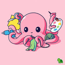 Pin By Nicole Juza On Animals Creatures Cute Art Cute Octopus Kawaii Drawings