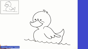 Ente Zeichnen Lernen Einfach Schritt Fur Schritt Fur Anfanger 1 Zeichnen Lernen Tutorial Youtube