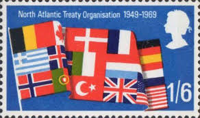 Notable Anniversaries 1s6d Stamp 1969 Flags Of Nato