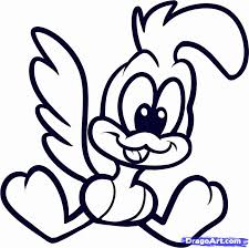 Download this adorable dog printable to delight your child. How To Draw Baby Road Runner Step By Step Cartoons Cartoons Drawing Cartoon Characters Easy Drawings Easy Cartoon Characters