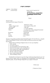 Contoh surat lamaran kerja via email ke hotel. Surat Lamaran
