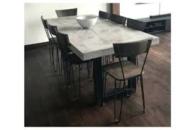 Hairline fractures are a characteristic of concrete. Extendable Polished Concrete Dining Table By Daniel Ferguson Seen At Private Residence London Wescover