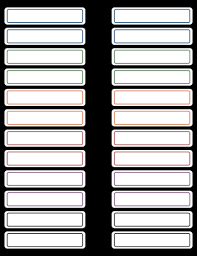 Template for hanging file folder tabs 1 5 cut. How To Create File Folder Labels In 5 Easy Steps