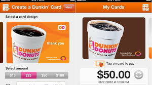 The purchase and/or reload of a dunkin' donuts card with another dunkin' donuts card is prohibited. Dunkin Donuts Adds Passbook Support To Its Iphone App Macrumors