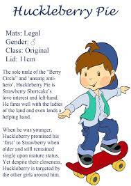 Hh Profile Huckleberry By Ruinc On Deviantart Strawberry Shortcake Cartoon Strawberry Shortcake Characters Huckleberry Pie Strawberry Shortcake