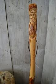 How To Carve A Woodspirit In A Hiking Stick Walking Stick Wood Spirit Walking Stick Carving Hand Carved Wood Spirit Hiking Stick Mountain Man Wood Carvers Of Etsy 1234 Walking Sticks Wood Carving Wood