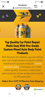 Has anyone bought touch up paint from automotivetouchup for their car?