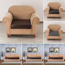 Looking for a new back cushion cover? Buy Pu Leather Stretch Sofa Chair Seat Cushion Cover Slipcover Couch Protector At Affordable Prices Free Shipping Real Reviews With Photos Joom