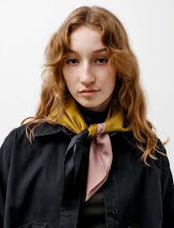 Margaret Howell Silk Twill Checkerboard Scarf