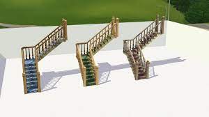 L Shaped Stairs Sims 3 Aznsensei S Sims 3 Store Blog L Shaped Stairs House Design Stairs