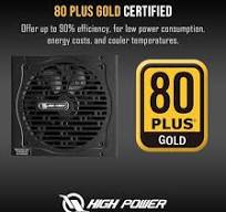 Amazon.com: HIGH POWER 600W Power Supply, 80 Plus Gold ...