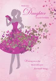 Birthday Blessings For Daughter Sara Miller Daughter Silhouette Birthday Card 36444 1410074286 900 900 Jp Happy Birthday Daughter Birthday Wishes For Daughter Birthday Greetings For Daughter