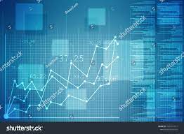 Stock Market Graph And Bar Chart 2d Illustration Business Graph Background Ad Affiliate Stock Market Graph Social Media Design Graphics Stock Illustration