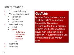 Ab mit 7 gedichten zur untersuchung verschiedener reimformen (haufenreim, schweifreim, paarreim, kreuzreim, umarmender reim. Ppt Lyrik Powerpoint Presentation Free Download Id 6349069