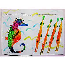 Seahorse mixed media projects in kindergarten class c and my 12:1:1 class. Mister Seahorse By Eric Carle Educational English Picture Book Learning Card Story Book For Baby Kids Children Gifts Aliexpress