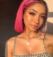 4 109 Likes 57 Comments Mina Minarabih On Instagram Some Are Asking How I Got This Pretty Pink On H Aesthetic Hair Hair Inspo Color Hair Inspiration
