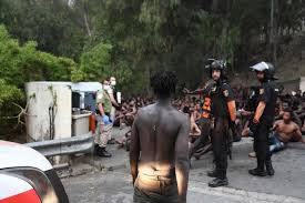 For years, both ceuta and melilla have been particular hotspots for migrants seeking to flee africa and enter europe. Mass Arrivals Of Migrants Into Spain S Ceuta Greece S Lesbos Island Arab News