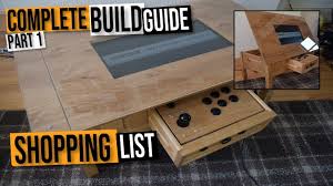 Discover all coffee table display cabinet on newsnow classifieds at the best prices. Arcade Coffee Table Plans Diy Component List Part1 Youtube