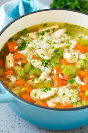 Pour in the shredded chicken and broth, stirring gently to combine; Chicken And Rice Soup Dinner At The Zoo