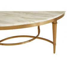 Which is the best marble for a coffee table? Camperian Oval Coffee Table Marble Stainless Steel Gold Clanbay