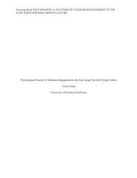 Even though adopt me codes existed in the past, the option to even redeem codes has what about the adopt me code videos on youtube? Pdf Psychological Factors Of Fandoms Engagement In The East Asian Pop Idol Group Culture