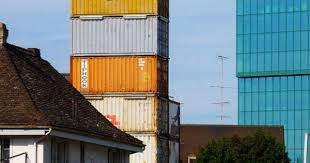 freitag flagship store zurich container architecture commercial and office architecture zurich