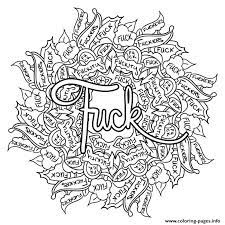 498 mb 6900 x 5328. Fuck Swear Word Coloring Pages Printable