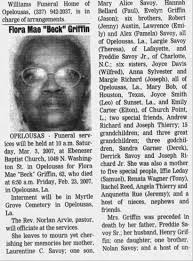 Obituary for Flora Mae Grittin