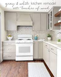Gray White Kitchen Remodel Centsational Style Kitchen Remodel Small Kitchen Renovation White Kitchen Appliances