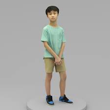 A Cool Boy Standing Alone Scan3dmall Boys Standing Alone Man Standing