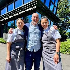 Had the absolute pleasure of working with these two amazing chefs  (@aisha.ibrahim22 and @sambeaird) @canlisrestaurant this week. Talented  cooks, and even better humans. ❤️