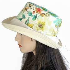Wide Brim Sun Hat Ladies Sun Hat With Adjustable Fit Chemo Headwear Sun Protection In 2020 Sun Hats For Women Wide Brim Sun Hat Sun Hats