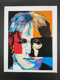Bobby Hill Signed John Lennon New York Pop Art Print