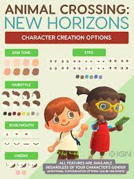 Makeup guide animal crossing new leaf saubhaya makeup / this will serve as a guide for the correct length. Character Customization Guide Animal Crossing New Horizons Wiki Guide Ign