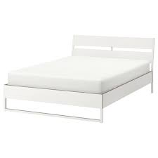 Wie wird das bettzeug im schrankbett aufbewahrt? Trysil Bettgestell Weiss Leirsund Ikea Deutschland