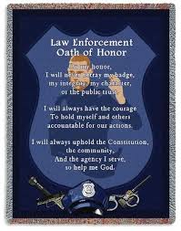 Personalized Police Oath Inspirational Tapestry Throw Tapestry Throw Police Oath