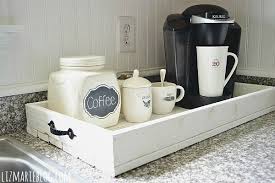 Diy Rustic Wood Tray Home Coffee Stations Tea Station Wood Tray