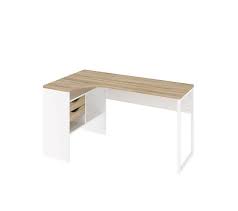 Bureau D Angle Alkor Imitation Chene Clair Blanc Bureau Bureau Angle Bureau But Et Petit Bureau D Angle