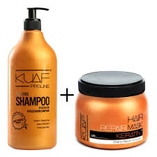 Kuaf Tuzsuz Sulfatsiz Sampuan 1000ml Kuaf Keratin Maske 500ml