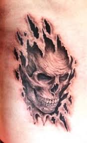 realistic skin rip skull tattoo ripped skin tattoo skin tear tattoo 3d tattoo
