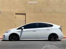 Hybrids have lame wheels for a reason, mainly they're aerodynamic. 2012 Toyota Prius Three With 18x8 5 Work Emotion 11r And Kumho 225x40 On Coilovers 1229337 Fitment Industries