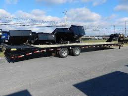 Below is a table of trailer sizes available. Big Tex 8 5 X 40 Heavy Duty Gooseneck Equipment Trailer Mega Ramps
