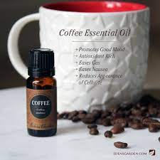 Coffee essential oil is cold pressed from coffee beans. 3 Reasons Why Coffee Essential Oil Should Be Your New Bff Coffee Essential Oil Edens Garden Essential Oils Essential Oils For Nausea