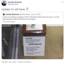 Download mango live mod apk v3.3.7 bakal jadi pilihan tepat! Costco Shopper Jennifer Bechwati Who Discovered A Diamond Ring For 500k Confirms It S Still There Daily Mail Online