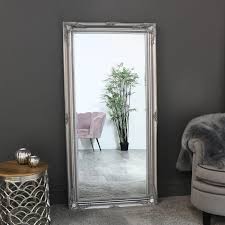 Relax, unwind and do the things you love (or do nothing at all!) in this calm and cosy living room. Large Ornate Silver Wall Floor Mirror 158cm X 78cm