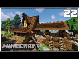 Easy to build as a villagers house or even your own survival home. The Saw Mill Episode 22 Minecraft 1 13 2 Survival Let S Play Youtube Minecraft Minecraft Plans Minecraft Designs