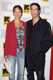 The friends star has confirmed the couple have separated. David Schwimmer With Wife Zoe Buckman Bomber Jacket Leather Jacket Fashion