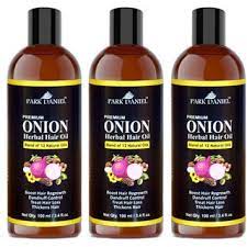 This homemade herbal oil sounds too good to be true: Buy Park Daniel Onion Herbal Hair Oil For Hair Regrowth And Anti Hair Fall Combo Pack Of 3 Bottles Of 100 Ml 300 Ml Online Get 71 Off