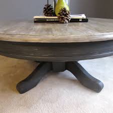 Diy coffee table ideas & plans. Restoration Hardware Inspired Coffee Table Top Paint In A Custom Annie Sloan Mix And Bottom Grap Vintage Kitchen Table Furniture Restoration Diy Kitchen Table