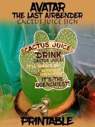 And i wanted to try something inspired by side note: Avatar The Last Airbender Party Cactus Juice Avatar The Last Airbender The Last Airbender Avatar